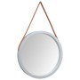 Wall mirror with silver strap Ø55 cm by vidaXL, Mirrors - Ref: Foro24-351542, Price: 41,93 €, Discount: %