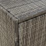 Gray PE rattan garden storage cabinet 198x55.5x80 cm by vidaXL, Lockers and storage cabinets - Ref: Foro24-319871, Price: 243...