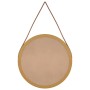 Espejo de pared con correa dorado Ø45 cm de vidaXL, Espejos - Ref: Foro24-351537, Precio: 33,55 €, Descuento: %