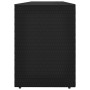 PE black rattan garden storage cabinet 198x55.5x80 cm by vidaXL, Lockers and storage cabinets - Ref: Foro24-319870, Price: 22...