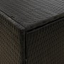 Black PE rattan garden storage cabinet 100x55.5x80 cm by vidaXL, Lockers and storage cabinets - Ref: Foro24-319868, Price: 14...