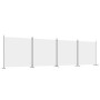 Divider screen with 4 white fabric panels 698x180 cm by vidaXL, Room dividers - Ref: Foro24-350282, Price: 64,80 €, Discount: %