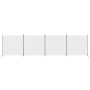 Divider screen with 4 white fabric panels 698x180 cm by vidaXL, Room dividers - Ref: Foro24-350282, Price: 64,80 €, Discount: %