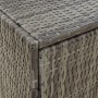 Gartenschrank aus grauem PE-Rattan, 100 x 55,5 x 80 cm von vidaXL, Schließfächer und Lagerschränke - Ref: Foro24-319869, Prei...