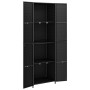 PE black rattan garden storage cabinet 59x40x180 cm by vidaXL, Lockers and storage cabinets - Ref: Foro24-319872, Price: 210,...