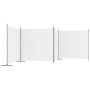 Divider screen with 4 white fabric panels 698x180 cm by vidaXL, Room dividers - Ref: Foro24-350282, Price: 64,80 €, Discount: %