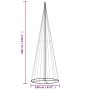 Conical Christmas tree 732 cold white LEDs 160x500 cm by vidaXL, Christmas trees - Ref: Foro24-343495, Price: 132,04 €, Disco...