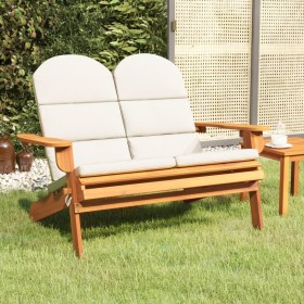 Adirondack-Gartenbank mit Akazienholzkissen 126 cm von vidaXL, Gartenbänke - Ref: Foro24-360039, Preis: 167,99 €, Rabatt: %