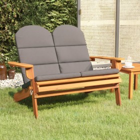 Adirondack-Gartenbank mit Akazienholzkissen 126 cm von vidaXL, Gartenbänke - Ref: Foro24-360040, Preis: 208,65 €, Rabatt: %