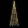 Árbol de Navidad con pincho 732 LED de colores 500 cm de vidaXL, Arboles de navidad - Ref: Foro24-343560, Precio: 112,99 €, D...