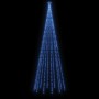 Conical Christmas tree 732 LEDs blue 160x500 cm by vidaXL, Christmas trees - Ref: Foro24-343496, Price: 121,24 €, Discount: %