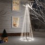 Conical Christmas tree 310 LED cold white 100x300 cm by vidaXL, Christmas trees - Ref: Foro24-343491, Price: 99,04 €, Discoun...