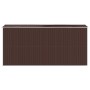 Cobertizo jardín acero galvanizado marrón oscuro 192x440x223 cm de vidaXL, Cobertizos - Ref: Foro24-3147463, Precio: 734,95 €...