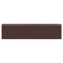 Garden shed dark brown galvanized steel 192x855x223 cm by vidaXL, Sheds - Ref: Foro24-3147468, Price: 1,00 €, Discount: %