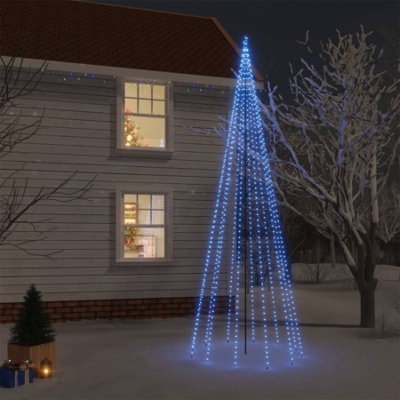 Árbol de Navidad con pincho 732 LED azul 500 cm de vidaXL, Arboles de navidad - Ref: Foro24-343561, Precio: 80,53 €, Descuent...