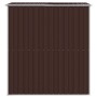 Dark brown galvanized steel garden shed 192x191x223 cm by vidaXL, Sheds - Ref: Foro24-3147460, Price: 364,54 €, Discount: %