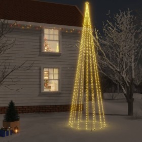 Árbol de Navidad con pincho 1134 LED blanco cálido 800 cm de vidaXL, Arboles de navidad - Ref: Foro24-343562, Precio: 109,99 ...