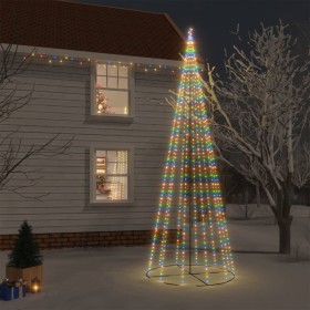 Conical Christmas tree 732 colorful LEDs 160x500 cm by vidaXL, Christmas trees - Ref: Foro24-343497, Price: 122,99 €, Discoun...