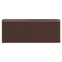 Cobertizo jardín acero galvanizado marrón oscuro 192x523x223 cm de vidaXL, Cobertizos - Ref: Foro24-3147464, Precio: 825,46 €...