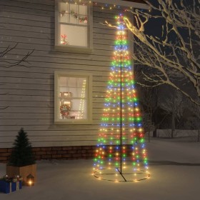 Konischer Weihnachtsbaum 310 bunte LEDs 100x300 cm von vidaXL, Weihnachtsbäume - Ref: Foro24-343493, Preis: 74,15 €, Rabatt: %