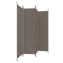 Divider screen with 4 anthracite gray fabric panels 698x180 cm by vidaXL, Room dividers - Ref: Foro24-350284, Price: 53,99 €,...