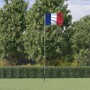 Mástil y bandera de Francia aluminio 5,55 m de vidaXL, Banderas y mangas de viento - Ref: Foro24-3147123, Precio: 60,02 €, De...