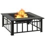 Brazier with steel poker 79x79x46.5 cm by vidaXL, Chimneys - Ref: Foro24-360061, Price: 158,98 €, Discount: %