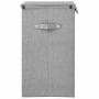 Cesto ropa sucia plegable lino sintético gris 26x34,5x59,5 cm de vidaXL, Cestas para ropa - Ref: Foro24-351039, Precio: 24,49...