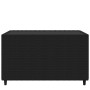 Square garden coffee table black synthetic rattan 50x50x30cm by vidaXL, Garden tables - Ref: Foro24-319857, Price: 66,38 €, D...