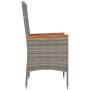 Garden chairs with cushions 2 units gray synthetic rattan by vidaXL, Garden chairs - Ref: Foro24-319526, Price: 137,56 €, Dis...