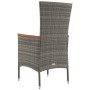 Garden chairs with cushions 2 units gray synthetic rattan by vidaXL, Garden chairs - Ref: Foro24-319526, Price: 137,56 €, Dis...