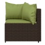 4-piece garden furniture set and brown synthetic rattan cushions by vidaXL, Garden sets - Ref: Foro24-319840, Price: 291,99 €...