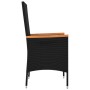 Garden chairs with cushions 4 units black synthetic rattan by vidaXL, Garden chairs - Ref: Foro24-319527, Price: 297,99 €, Di...