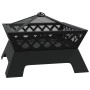 XXL steel brazier with poker 50 cm by vidaXL, Chimneys - Ref: Foro24-360066, Price: 85,28 €, Discount: %