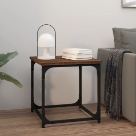 Oak brown plywood side table 40x40x40 cm by vidaXL, Coffee table - Ref: Foro24-823291, Price: 24,99 €, Discount: %