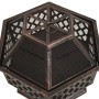 Brazier with steel poker 62x54x56 cm by vidaXL, Chimneys - Ref: Foro24-360060, Price: 164,45 €, Discount: %