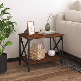 Side table made of brown oak plywood, measuring 55x38x45 cm. by vidaXL, Coffee table - Ref: Foro24-823331, Price: 41,35 €, Di...