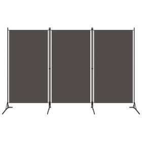 Anthracite gray 3-panel divider screen 260x180 cm by vidaXL, Room dividers - Ref: Foro24-320733, Price: 41,83 €, Discount: %