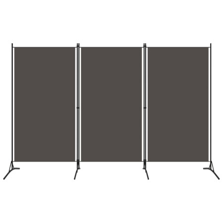 Anthracite gray 3-panel divider screen 260x180 cm by vidaXL, Room dividers - Ref: Foro24-320733, Price: 41,83 €, Discount: %