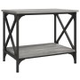 Mesa auxiliar madera contrachapada gris Sonoma 55x38x45 cm de vidaXL, Mesas de centro - Ref: Foro24-823330, Precio: 39,99 €, ...