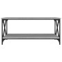 Mesa de centro madera y hierro gris Sonoma 100x50x45 cm de vidaXL, Mesas de centro - Ref: Foro24-823310, Precio: 61,14 €, Des...