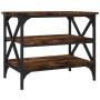 Mesa auxiliar madera contrachapada roble ahumado 55x38x45 cm de vidaXL, Mesas de centro - Ref: Foro24-823334, Precio: 34,93 €...