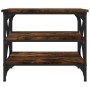 Mesa auxiliar madera contrachapada roble ahumado 55x38x45 cm de vidaXL, Mesas de centro - Ref: Foro24-823334, Precio: 34,93 €...