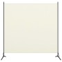 White fabric room divider screen 175x180 cm by vidaXL, Room dividers - Ref: Foro24-320735, Price: 29,43 €, Discount: %