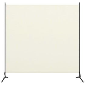 Biombo divisor de tela blanco 175x180 cm de vidaXL, Divisores de ambientes - Ref: Foro24-320735, Precio: 26,99 €, Descuento: %