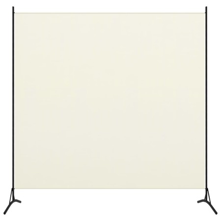 Biombo divisor de tela blanco 175x180 cm de vidaXL, Divisores de ambientes - Ref: Foro24-320735, Precio: 29,43 €, Descuento: %