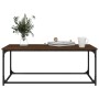 Brown oak wood and iron coffee table 102x50x40 cm by vidaXL, Coffee table - Ref: Foro24-823301, Price: 45,99 €, Discount: %