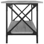 Center table made of gray Sonoma wood and iron, measuring 80x45x45 cm. by vidaXL, Coffee table - Ref: Foro24-823325, Price: 4...