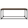 Brown oak wood and iron coffee table 102x50x40 cm by vidaXL, Coffee table - Ref: Foro24-823301, Price: 45,99 €, Discount: %