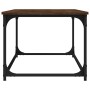 Brown oak wood and iron coffee table 102x50x40 cm by vidaXL, Coffee table - Ref: Foro24-823301, Price: 45,99 €, Discount: %